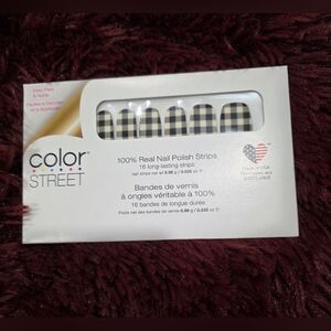 Color Street Plaid About You Nail Strips